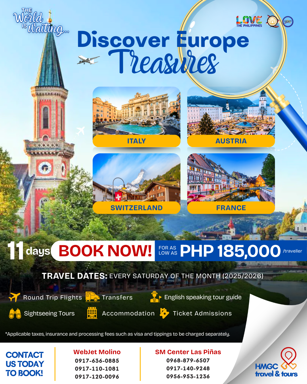 11D10N DISCOVER EUROPE TREASURES TOUR