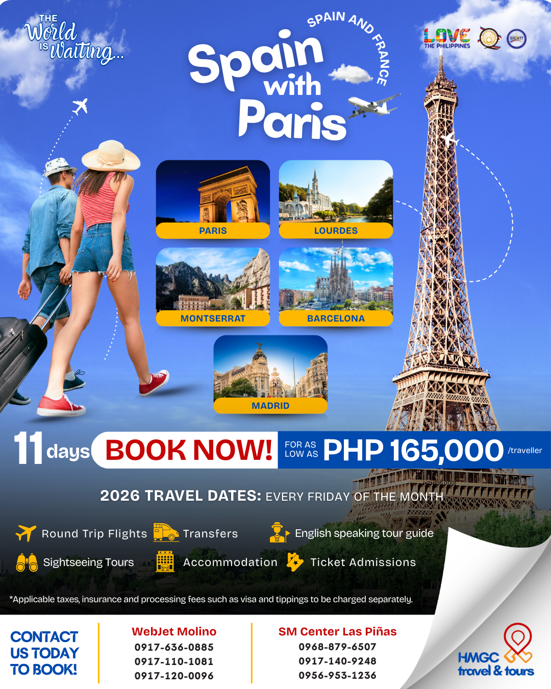 11D10N SPAIN WITH PARIS TOUR